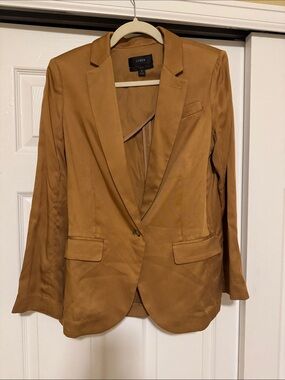 J. Crew Camel-Tone Single-Button Blazer